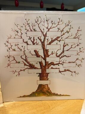 Creative Memories Family Tree Album Refill Pages 12 x 12 Original White Y2K